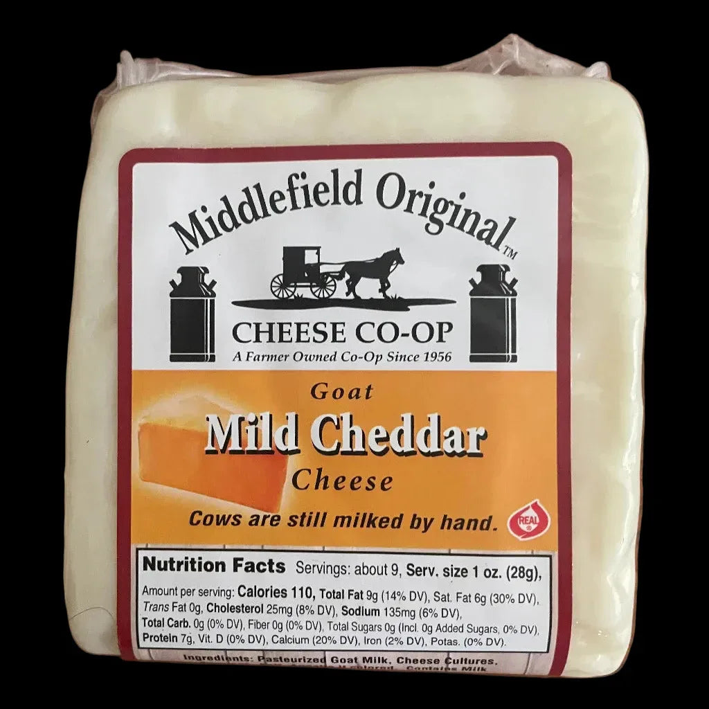 Goat Mild White Cheddar - Simply Cheese