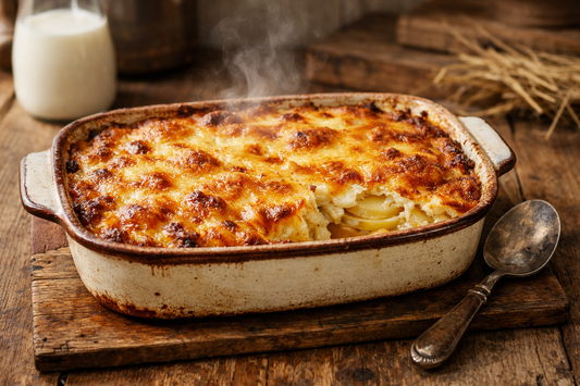 Cheesy Baked Potato Casserole | Simply Cheese