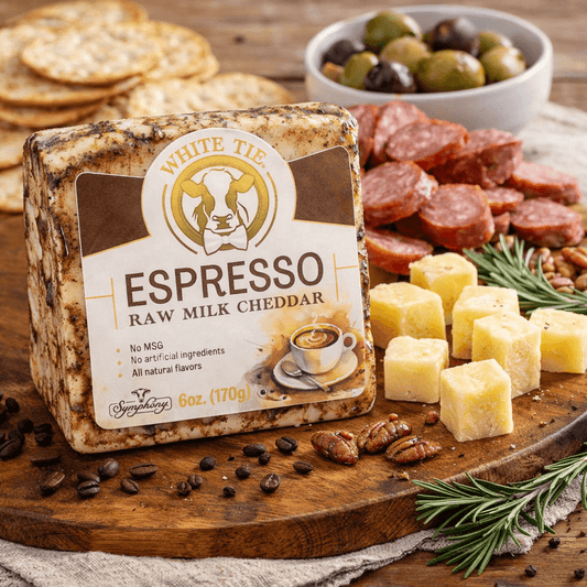 Espresso Raw Milk Cheddar 6mo