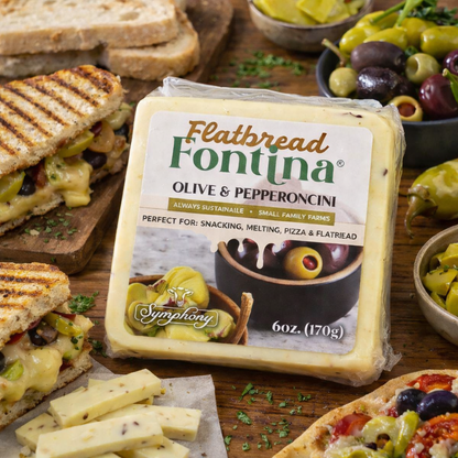 Olive & Pepperoncini — Flatbread Fontina