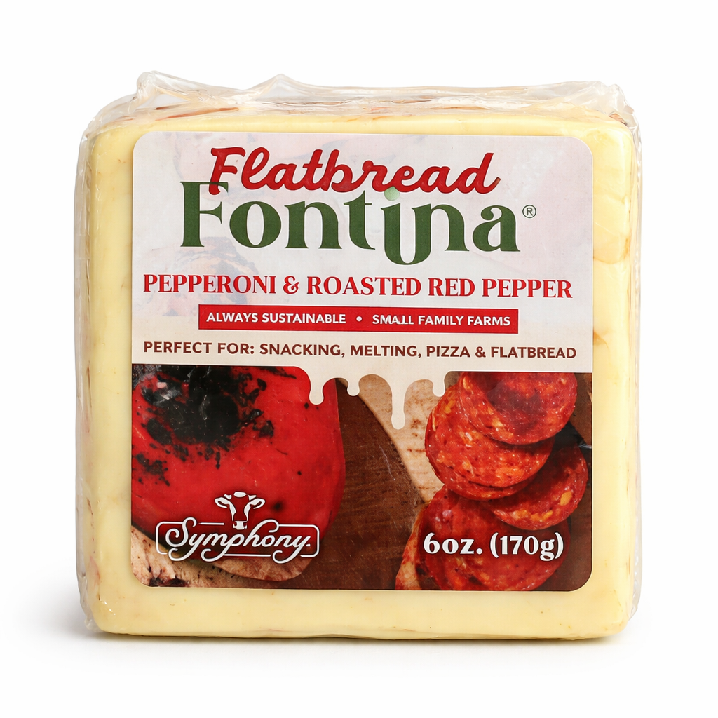 Pepperoni & Roasted Red Pepper — Flatbread Fontina
