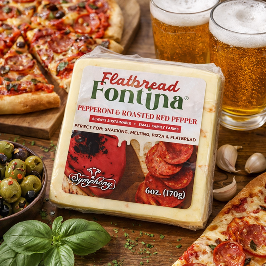 Pepperoni & Roasted Red Pepper — Flatbread Fontina