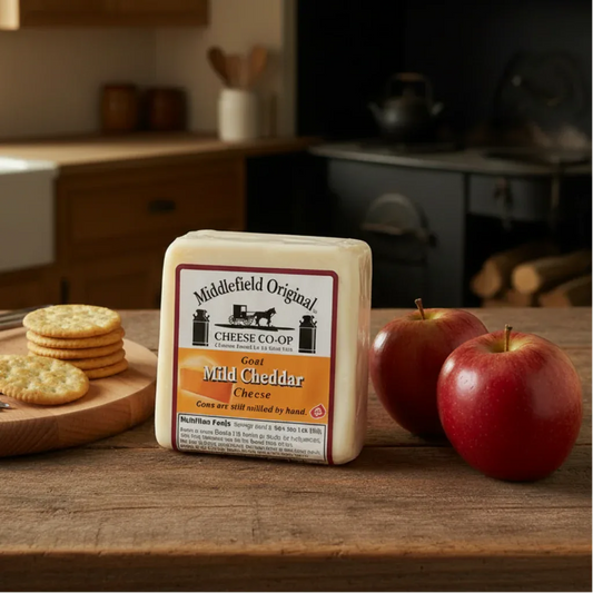 Goat Mild White Cheddar - Simply Cheese