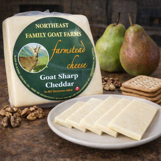 Goat Sharp White Cheddar - Simply Cheese