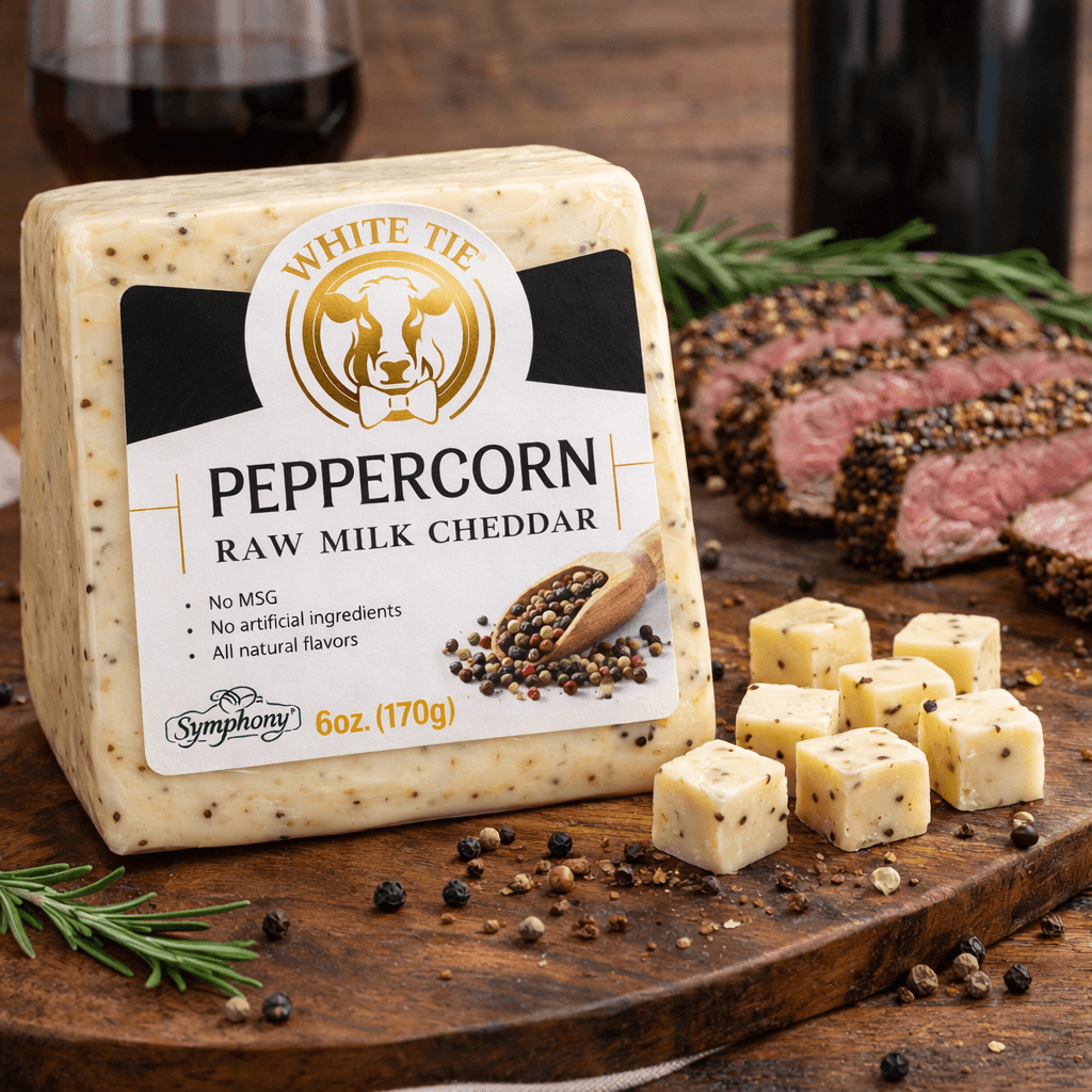 Peppercorn Raw Milk Cheddar 6mo