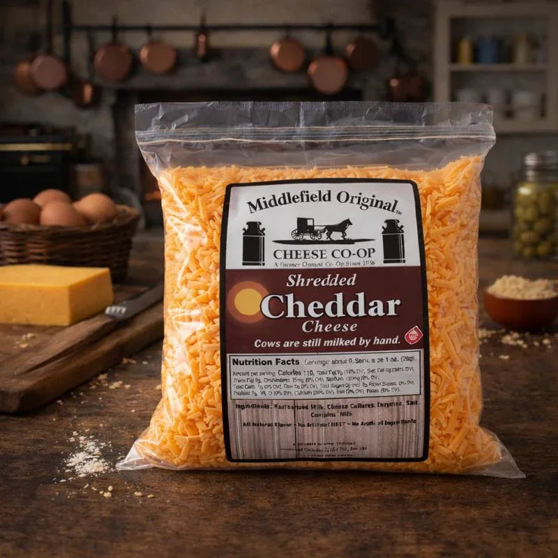 Shredded Cheddar - Simply Cheese
