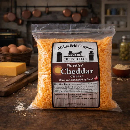 Shredded Cheddar - Simply Cheese