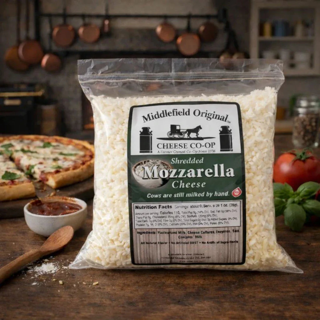 Shredded Mozzarella - Simply Cheese